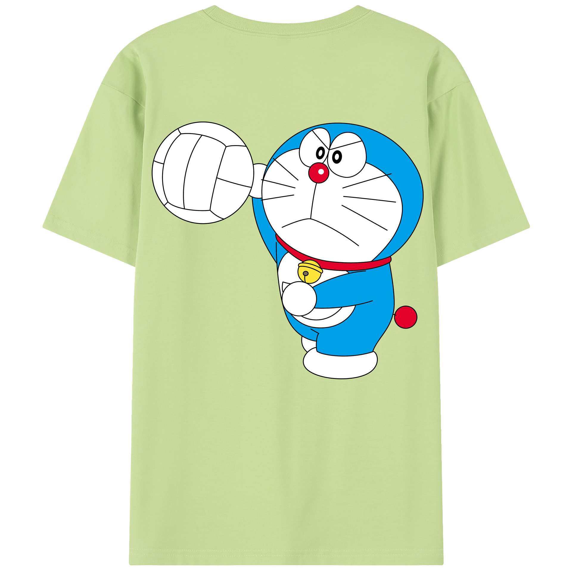 （画像用） ドラえもん Doraemon 綿100％半袖Tシャツ（背面プリント）